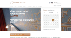 Desktop Screenshot of globeetcecilhotel.com
